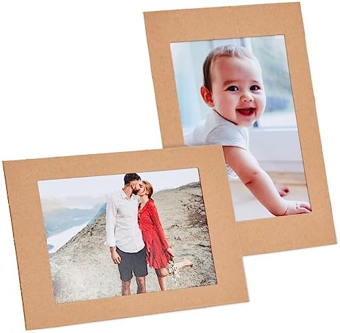 Juvale Kraft Paper Picture Frames 4x6in Brown 50-Pack
