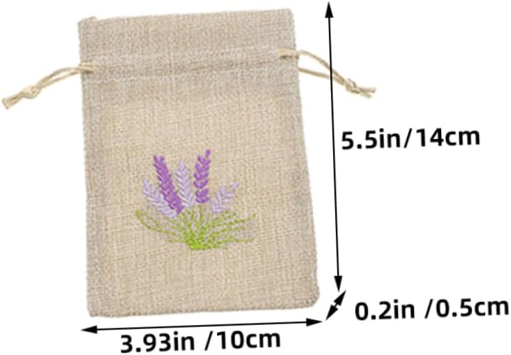 5pcs Empty Lavender Sachet Bags for Storage and Decor