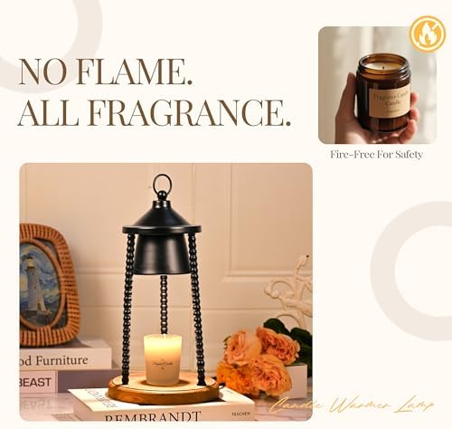 Lighthouse Candle Warmer Lamp with Timer and Dimmer