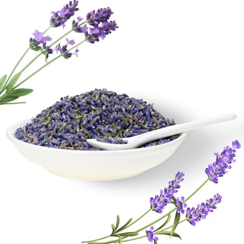 100 Natural Dried Lavender Buds 7oz for Crafts and Decor
