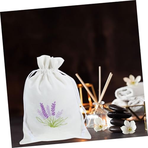 Lavender Sachet Bag Reusable Drawstring Muslin Wedding Favor