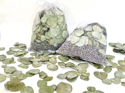 Eucalyptus Lavender Dried Plants 2 Pack Bath Pouches