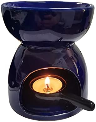 4Pcs Ceramic Candle Spoon Tray Holder Tealight Warmer