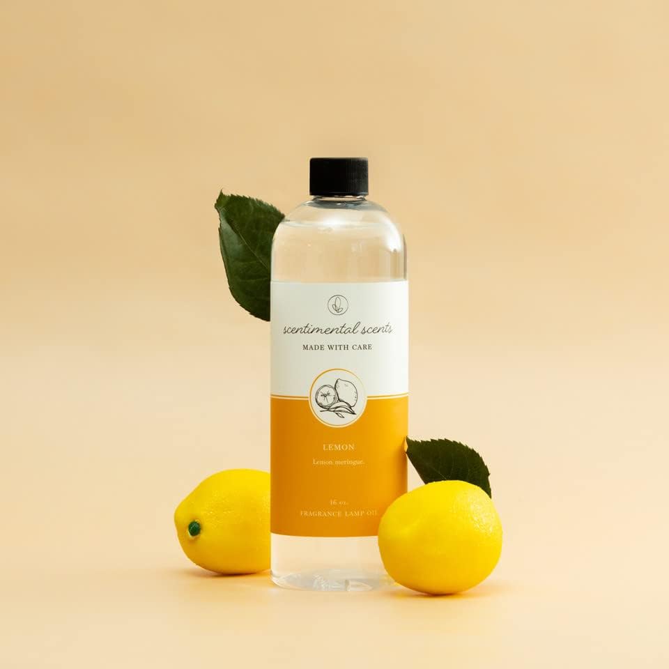 New Scentimental Scents Lemon Lamp Fragrance Oil 16oz