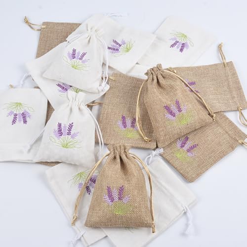10 Pack Lavender Sachet Bags for Home Decor
