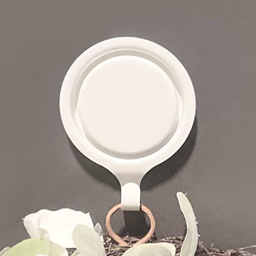 Haute Decor Attract Pinch-Free Magnetic Wreath Hanger White 1 Pack