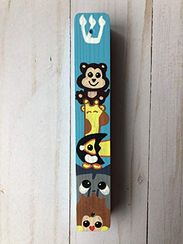 Lea Joelle Hamsa and Mezuzah Gift Set Light Blue