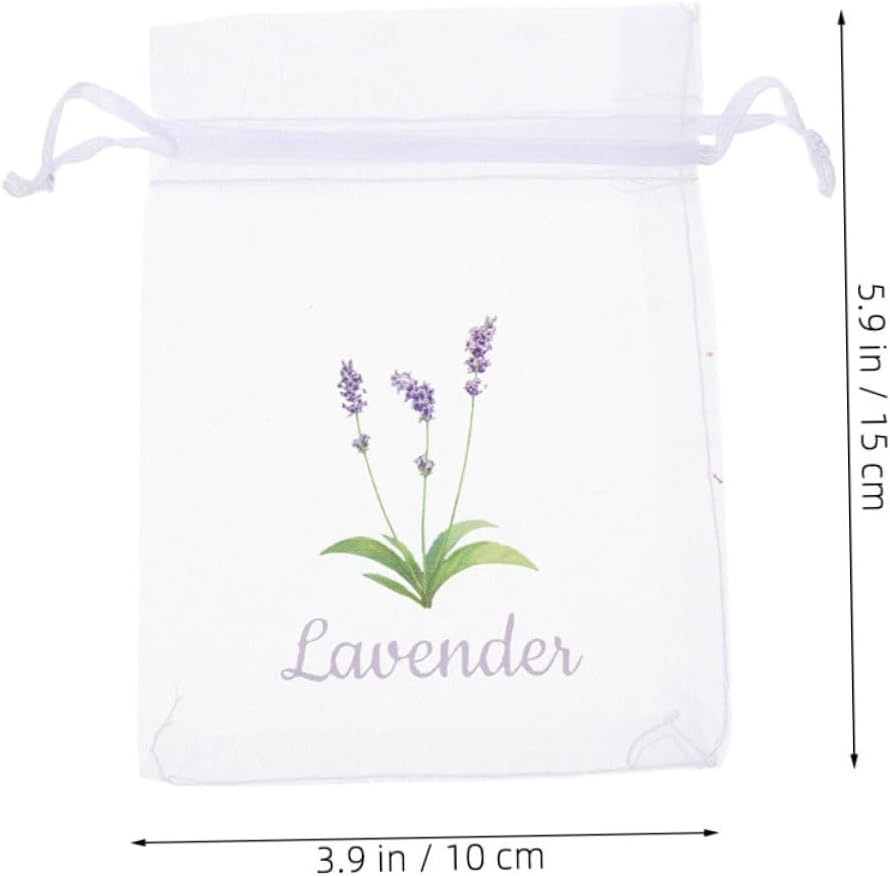 STOBAZA 20PCS Lavender Sachet Bags for Spices and Decor