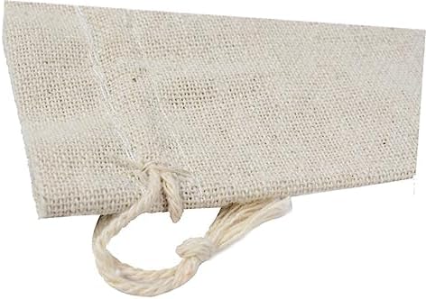 4pcs Cotton Tea Storage Sachets with Drawstring Design