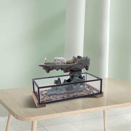 Stress Relief Indoor Tabletop Fountain with Rockery Design