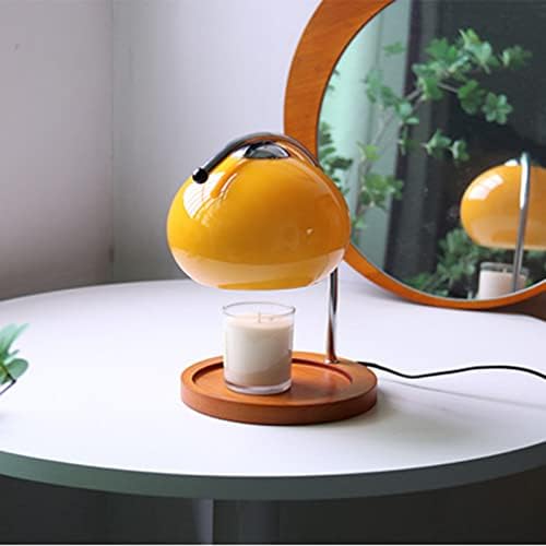Topyond Aroma Wax Melting Lamp with Retro Wood Tray