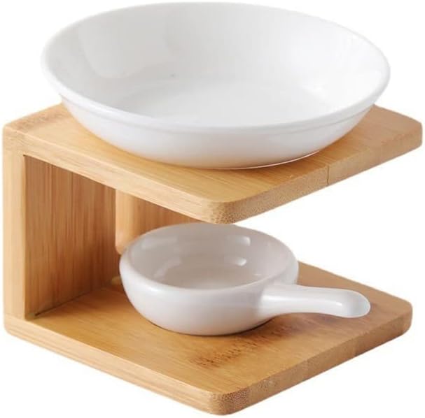 Warmself Wooden Essential Oil Burner with Candle Holder