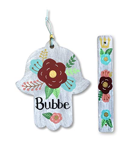 Lea Joelle Hamsa Mezuzah Set for Family