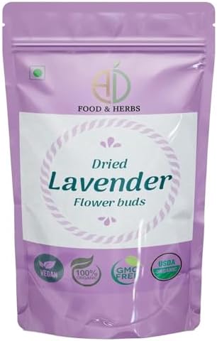 Dried Lavender Flowers 200 Gram 7 Oz for Crafts and Wedding Toss