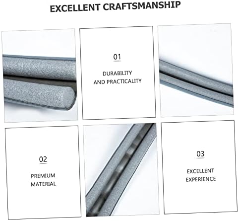 Angoily 3pcs Door Draft Stopper Weather Stripping Seal Noise Blocker for Doors No Glue Installation