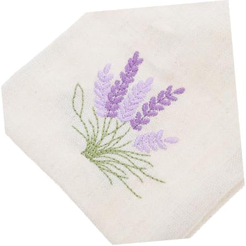 Cabilock 10pcs Lavender Muslin Scented Sachet Bags with Drawstring