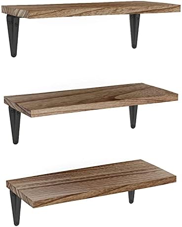 Wallniture Arras Rustic Floating Shelves Set of 3