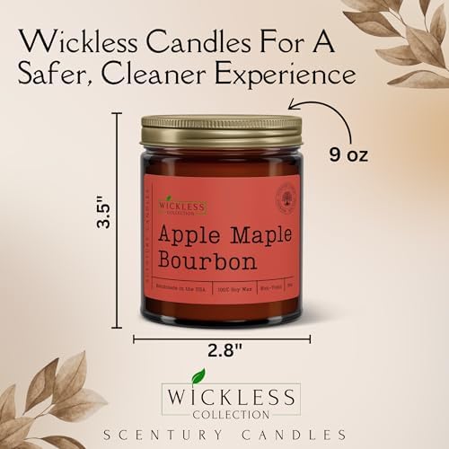 Scentury Wickless Candles for Candle Warmer Lamp White Oak Vanilla Clear