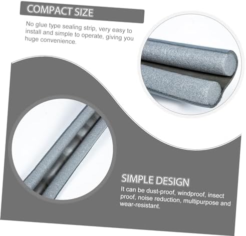 Angoily 3pcs Door Draft Stopper Weather Stripping Seal Noise Blocker for Doors No Glue Installation