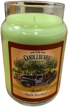 Bourbon Spirits Candle Large Jar 26 oz Handmade in USA