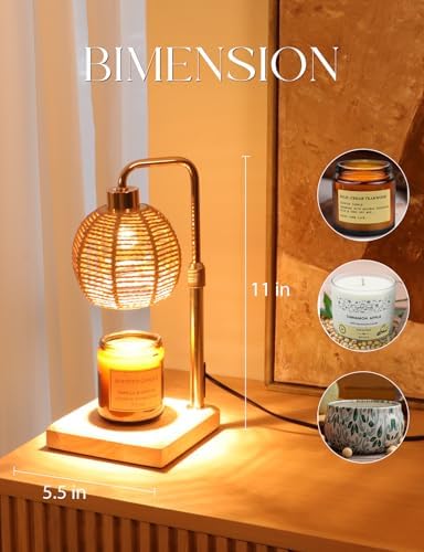 Yohonk Candle Warmer Lamp with Timer and Dimmer