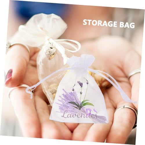 STOBAZA Dried Lavender Sachet Bags 50pcs for Home Fragrance