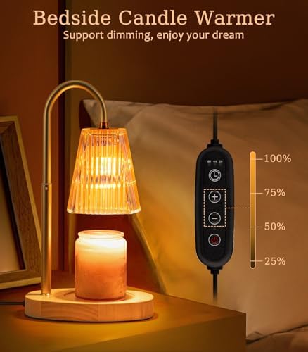 Elegant Candle Warmer Lamp with Timer