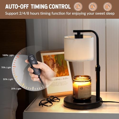 Dexnump Candle Warmer Lamp with Timer and Dimmer