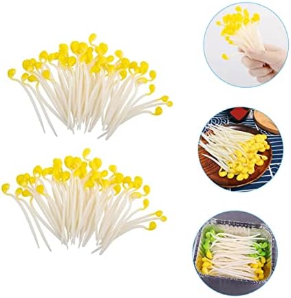 50Pcs Realistic Artificial Bean Sprouts Decor for Kitchen and Garden