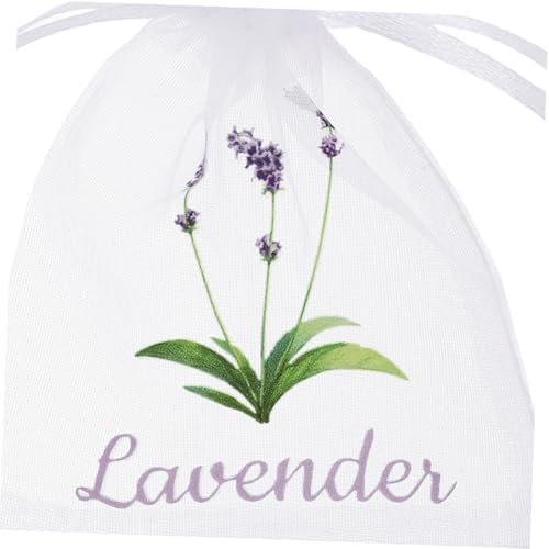 MAGICLULU 50pcs Lavender Sachet Bags Breathable Mesh Storage Pouches