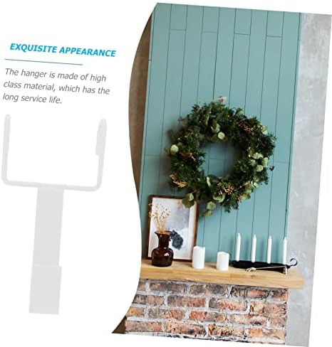 2 Pcs Metal Wreath Hooks Christmas Decor Hooks