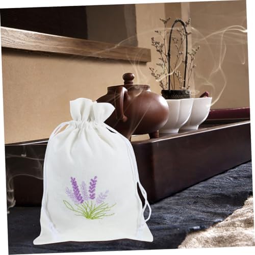 Lavender Sachet Bag Reusable Drawstring Muslin Wedding Favor