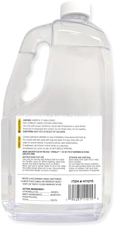 Hyoola Citronella Lamp Oil 1 Gallon Smokeless