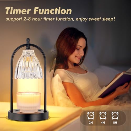 GyroVu Candle Warmer Lamp with Timer and 3-Level Dimming