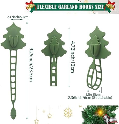 2pcs Adjustable Wreath Hanger with Silicone Hook