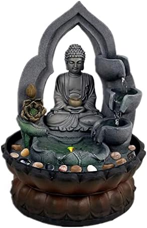 118 Inch Buddha Tabletop Fountain with LED Light