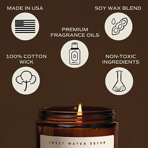Sweet Water Decor Candle in Mahogany and Wood Scent
