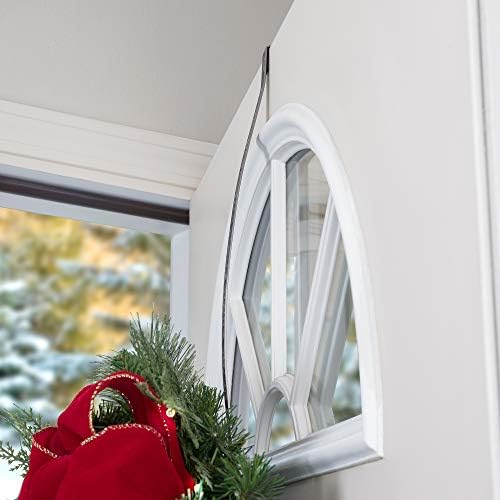 Haute Decor HighProfile Curved Wreath Hanger - Brushed Nickel