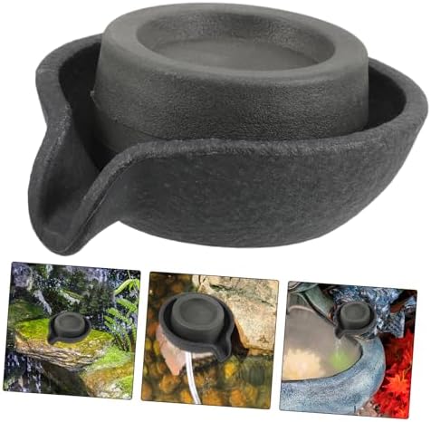 DIYEAH Tabletop Water Fountain with Rotating Millstone