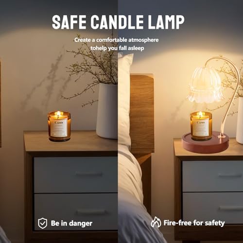 Droyek Candle Warmer Lamp with Dimmer and Timer