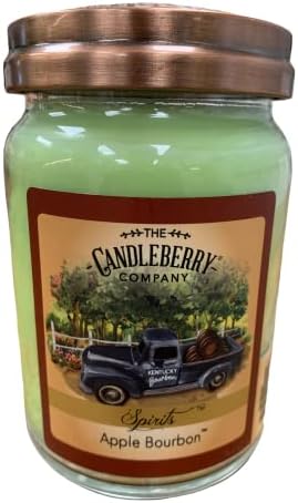 Bourbon Spirits Candle Large Jar 26 oz Handmade in USA