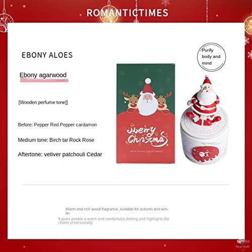 MBETA Holiday Candle Set with Santa Design