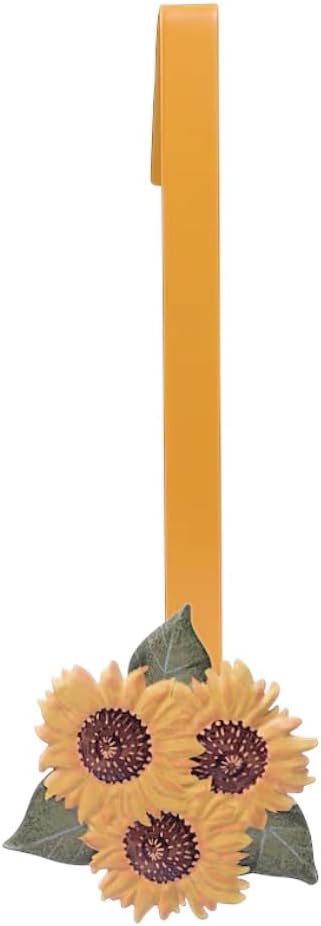 Sunflower Wreath Hanger for Front Door - 1236 Inch Metal Hook