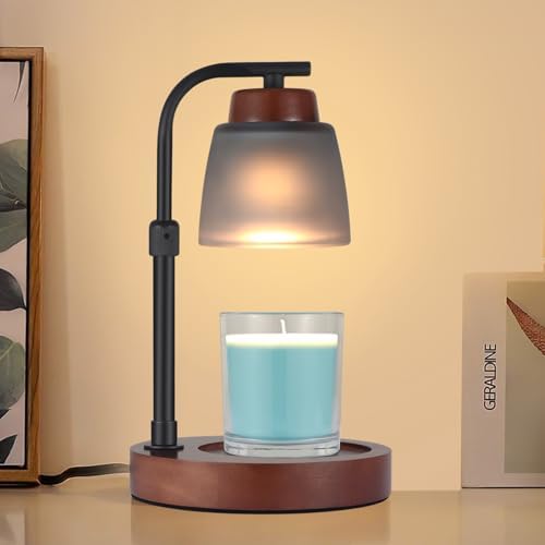 Dimmable Candle Lamp Warmer with Adjustable Height for Jar Candles
