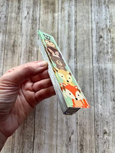 Childrens Mezuzah Scroll Case with Acrylic Aluminum Design