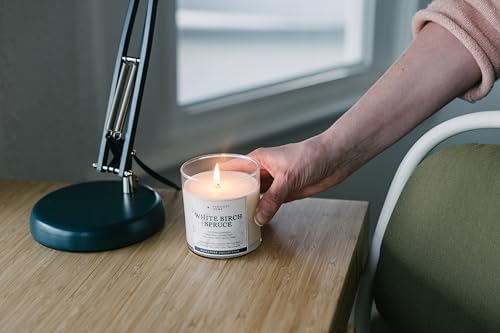 PERIPETI Home White Birch Spruce Scented Candle 1