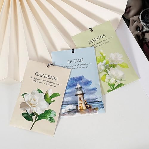 AOIROE Scented Bags - Long Lasting Vanilla Fragrance Sachets for Drawer Closet Car Shoe Storage
