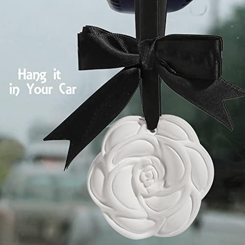 Byvute 3Pcs Hanging Flower Scented Sachets for Car Closet Drawer