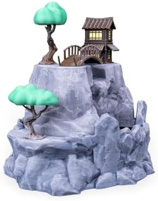 Japanese Style Tabletop Water Fountain with LED Light