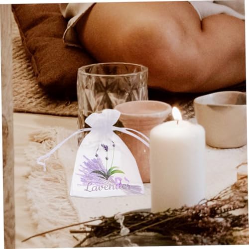 STOBAZA Dried Lavender Sachet Bags 50pcs for Home Fragrance